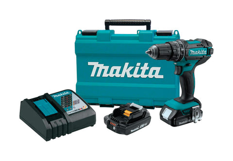 Makita 18V 1/2 in. Brushed Cordless Hammer Drill/Driver Kit (Battery & Charger)