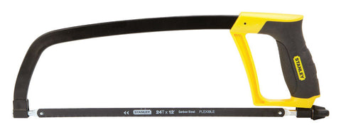 STANLEY 12 in. High Carbon Steel Hacksaw Black 1 pc