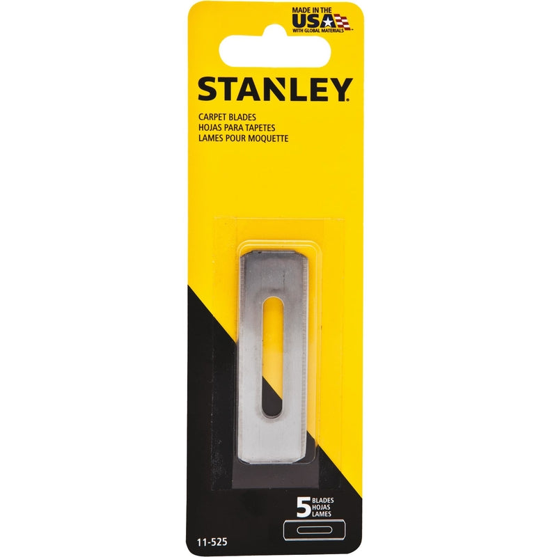Stanley High Carbon Steel Double-Edge Replacement Blade 2-1/4 in. L 5 pc (Pack of 10)