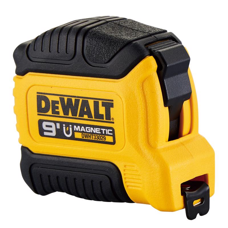 Cinta métrica DeWalt de 9 pies de largo x 0.5 pulgadas de ancho, 1 ud. (Paquete de 20)
