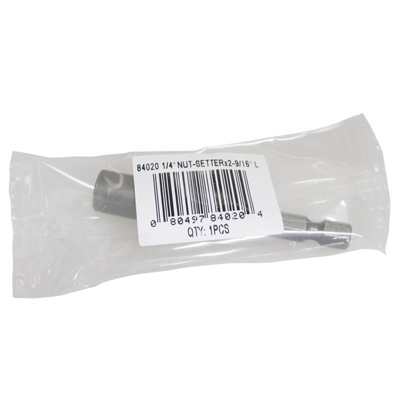 Best Way Tools 1/4 in. X 3 in. L Nut Driver Carbon Steel 50 pc (Pack of 50)