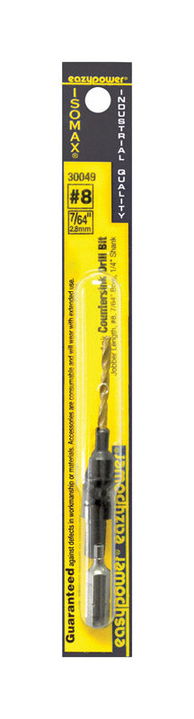 Eazypower Isomax 7/64 in. X 7/64 inch  D X 2-1/8 in. L Titanium Countersink Countersink Bit 1 pc