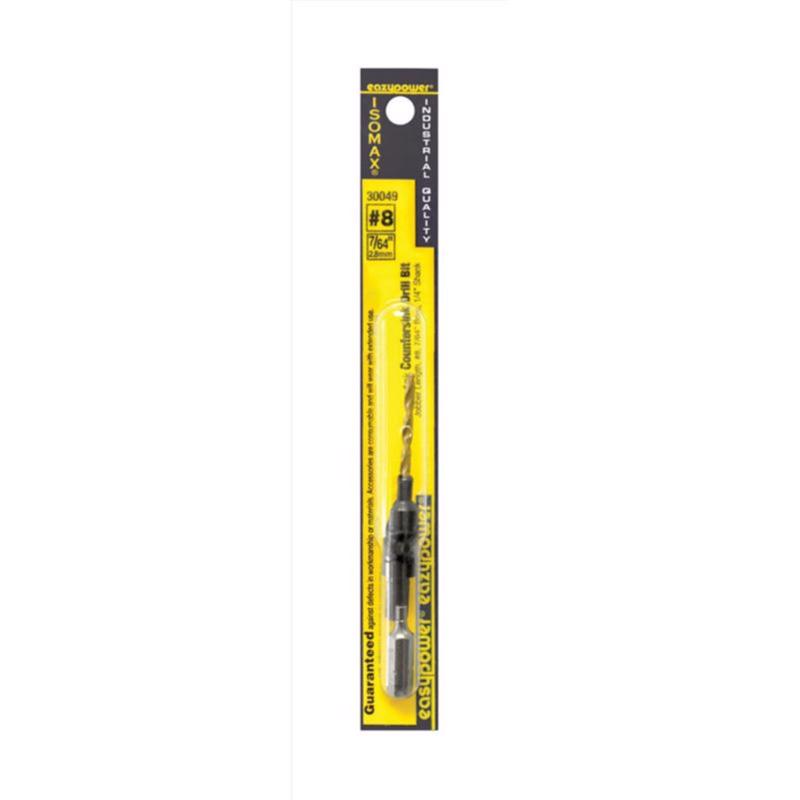 Broca avellanadora de titanio Eazypower Isomax de 7/64 pulg. de diámetro x 2-1/8 pulg. de longitud, 1 pieza