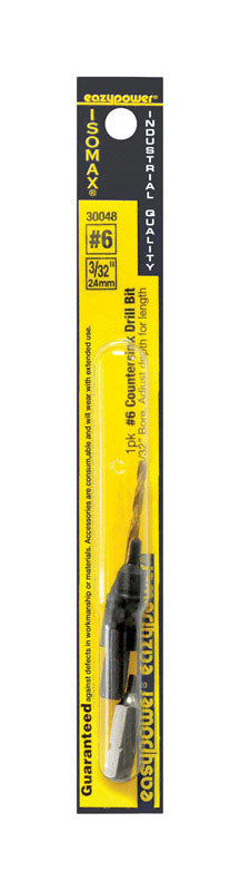 Eazypower Isomax 3/32 in. X 3/32 inch  D X 2-1/18 in. L Titanium Countersink Countersink Bit 1 pc