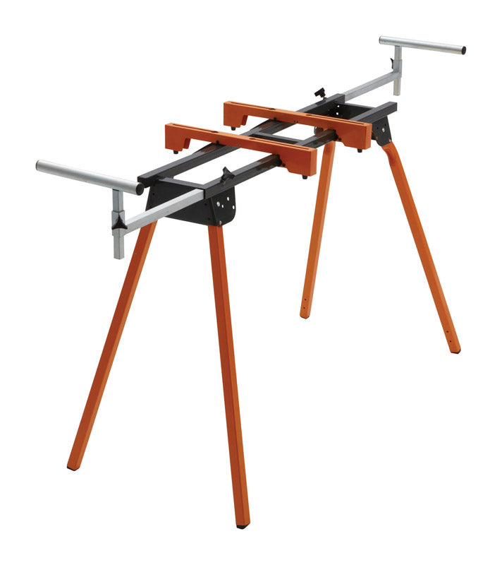 Bora Steel 116 in. L X 36 in. H X 10 in. W Folding Miter Saw Stand Orange 1 pc