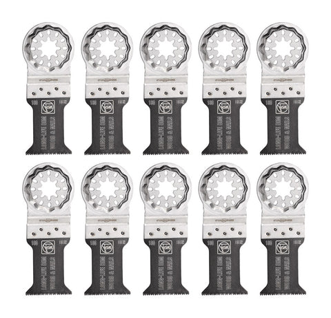 Fein Starlock 1-3/8 in. X 2 in. L Bi-Metal Saw Blade Set 10 pk