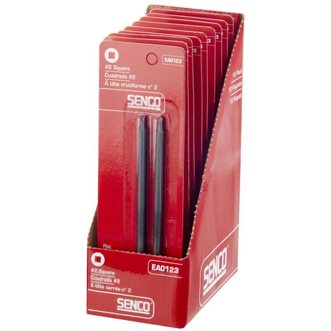 Senco Duraspin Square #2 X 5 in. L Replacement Bit Steel 2 pk