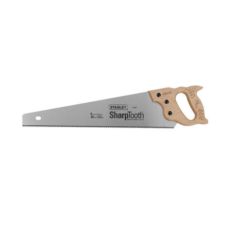 STANLEY SharpTooth 20 in. Carbon Steel Hand Saw 8 TPI 1 pc