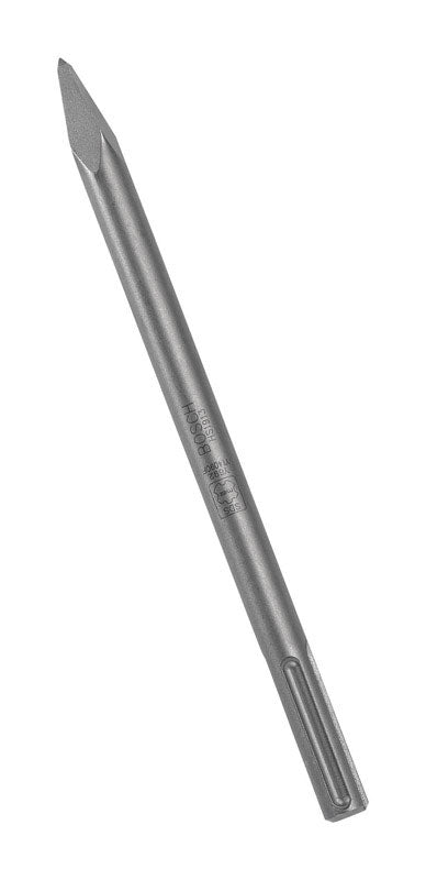 Punta de martillo tipo toro de acero rápido Bosch de 0,5 pulg. x 12 pulg. de largo, encastre SDS-Max, 1 ud.