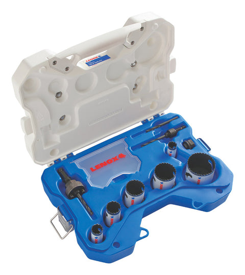 LENOX Speed Slot 2-1/4 in. Bi-Metal 1.5 in. L Plumber's Hole Saw Kit Arbor Included