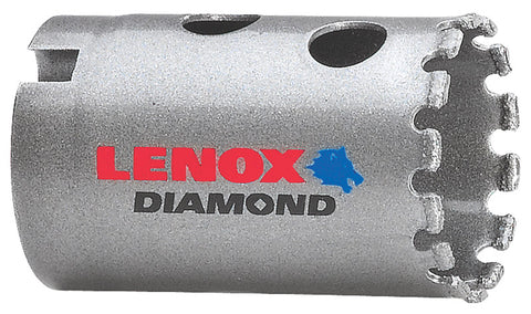 LENOX Diamond 1-1/4 in. Diamond Grit 1.5 in. L Hole Saw