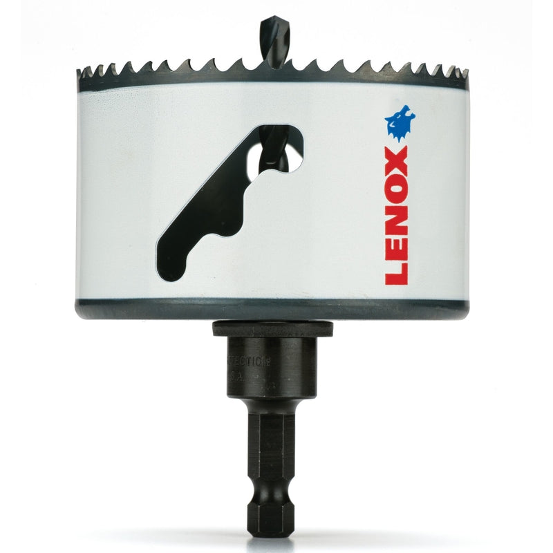 LENOX Speed Slot 3-1/2 in. Bi-Metal 1.5 in. L Hole Saw Arbor Included