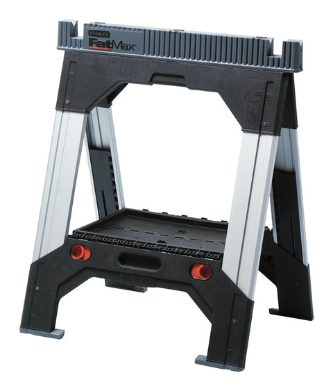 STANLEY FatMax 39 in. H X 27-3/16 in. W X 2-1/8 in. D 2 Way Adjustable Sawhorse 2500 lb. cap. 1 pc