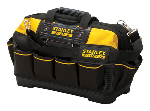 STANLEY FatMax 10 in. W X 12 in. H Polyester Tool Bag 16 pocket Black/Yellow 1 pc
