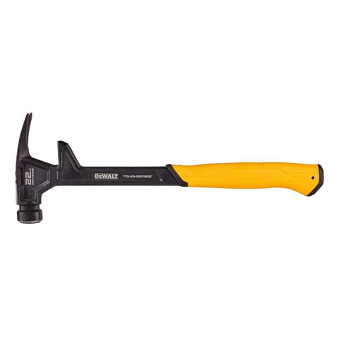 DeWalt ToughSeries Martillo demoledor de 22 oz con cara fresada, mango de acero de 8.25 in. (Paquete de 2)