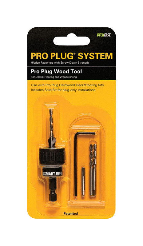 Starborn Pro Plug #8 X 1 in. L Stainless Steel Countersinking and Counterboring Tool 5 pc (Pack of 6)