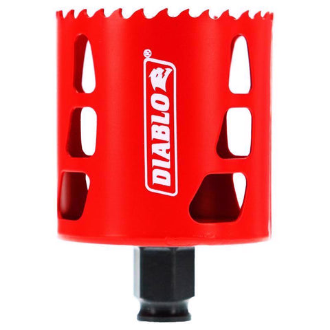 Diablo Snap-Lock Plus 2-9/16 in. Bi-Metal 2-3/8 in. L X 3/8 in. D Hole Saw