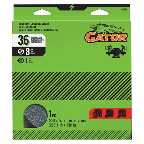 Gator 8 in. D X 1 in. X 1 in. thick Grinding Wheel 1 pc