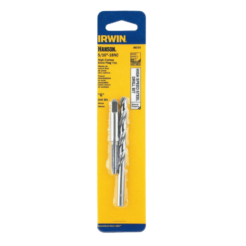 Irwin Hanson 5/16 in. HCS Tap and HSS Drill Bit Set