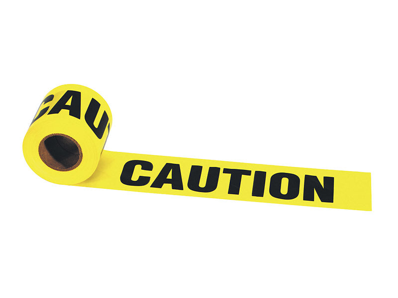 Irwin Strait-Line 300 ft. L X 3 in. W PVC Caution Barricade Tape Yellow (Pack of 8)