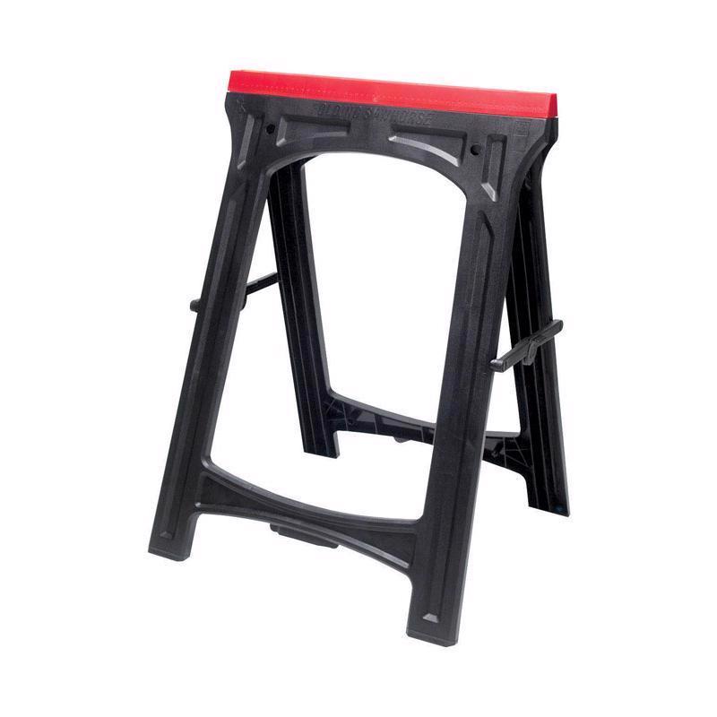Performance Tool 30 in. H X 22-3/8 in. W X 16-1/2 in. D Adjustable Sawhorse Set 300 lb. cap. 2 pc