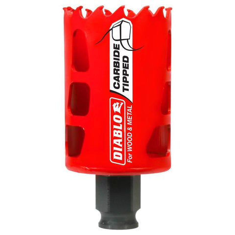 Diablo Snap-Lock Plus 1-3/4 in. Carbide Tipped 2-3/8 in. L X 3/8 in. D Hole Saw