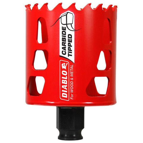 Diablo Snap-Lock Plus 2-3/8 in. Carbide Tipped 2-3/8 in. L X 3/8 in. D Hole Saw
