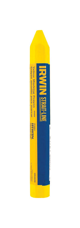 Irwin Strait-Line 4 oz Standard Marking Chalk Yellow 1 pk (Pack of 12)