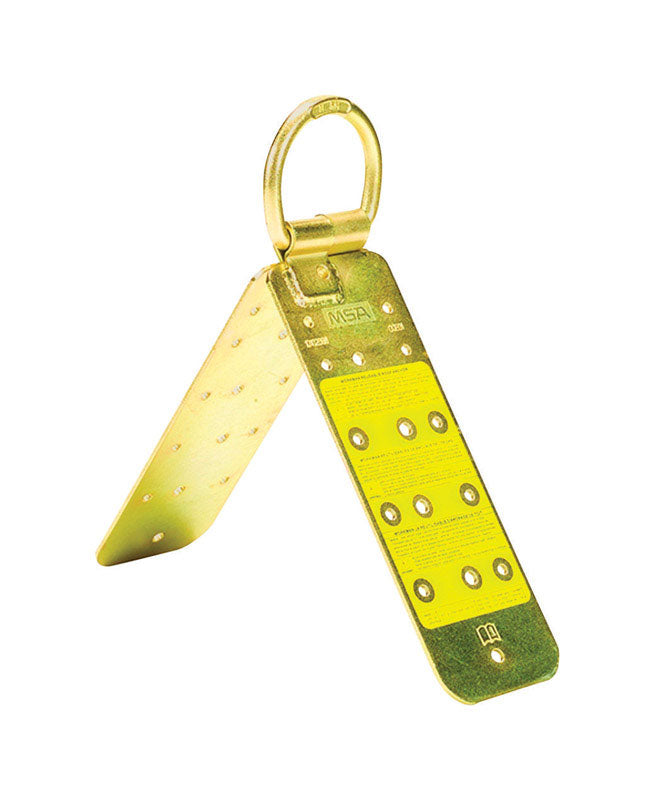 Safety Works Steel Reusable Roof Anchor 400 lb. cap. Yellow 1 pc (Pack of 5)