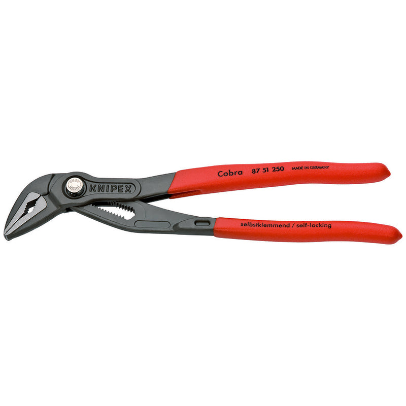 Alicate de presión extrafino Knipex Cobra de 10 pulg., en acero al cromo vanadio