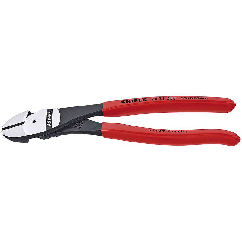 Corta diagonal en ángulo Knipex de 8 pulg. de largo