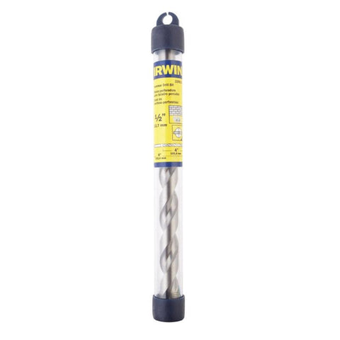 IRWIN 1/2 in. X 6 in. L Chrome Vanadium Steel Percussion Drill Bit Straight Shank 1 pk