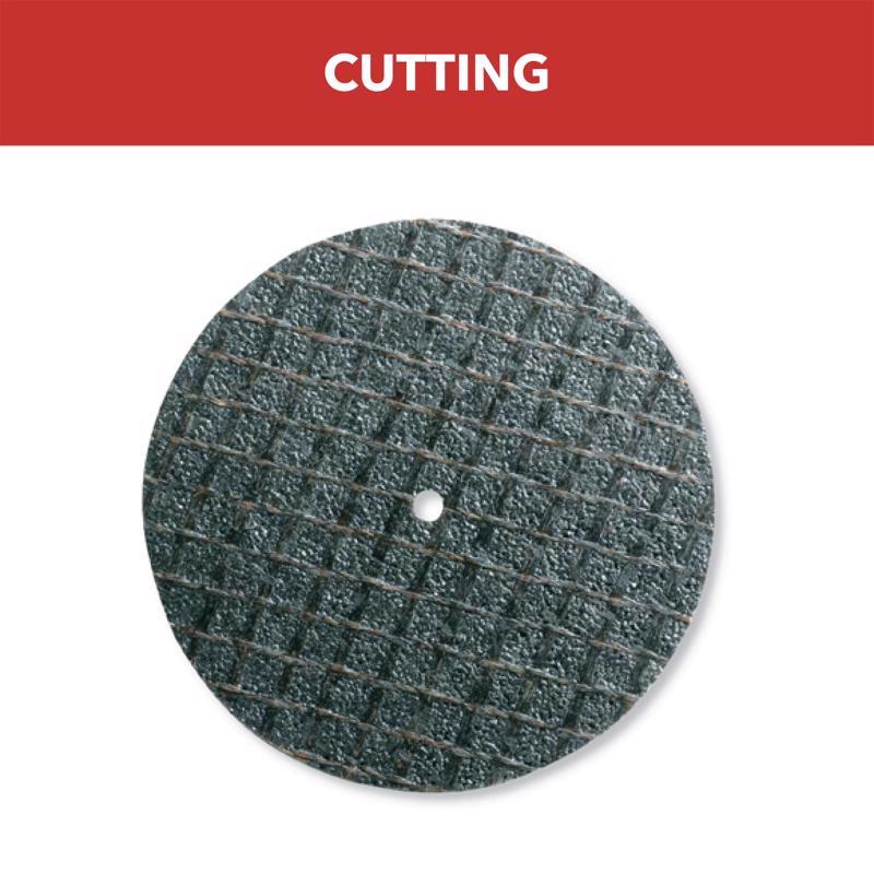 Dremel 15/16 in. D X 1/8 in. X 0.04 in. thick Aluminum Oxide Metal Cut-Off Wheel 20 pk