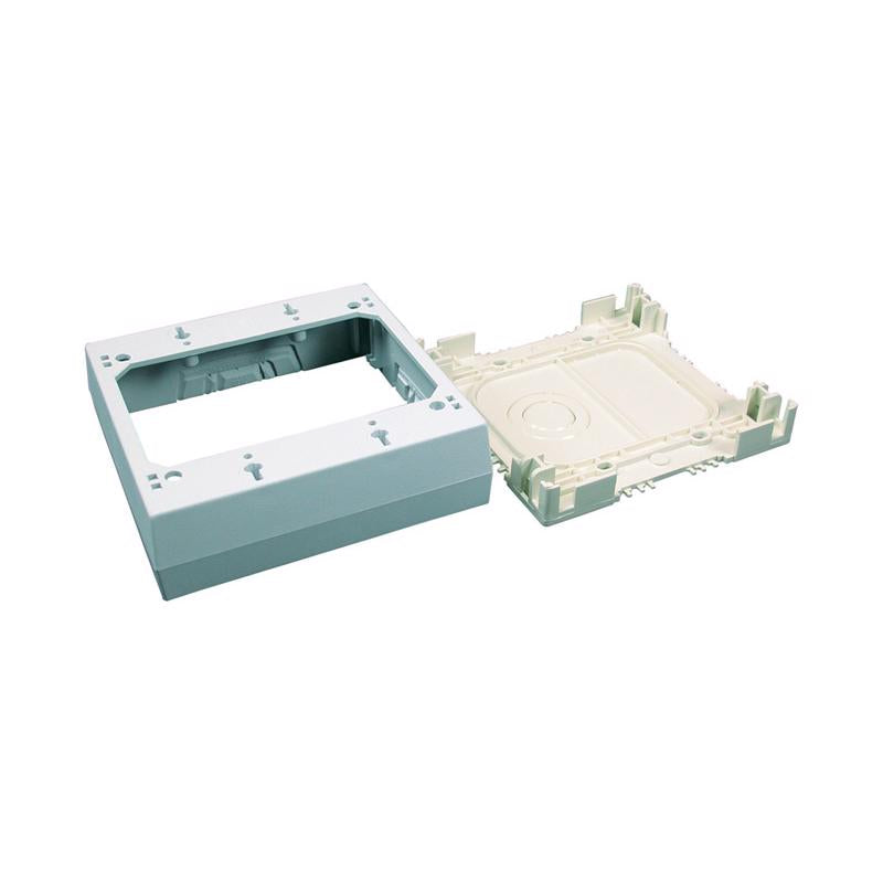 Legrand Square Plastic 2 gang Outlet Box Ivory