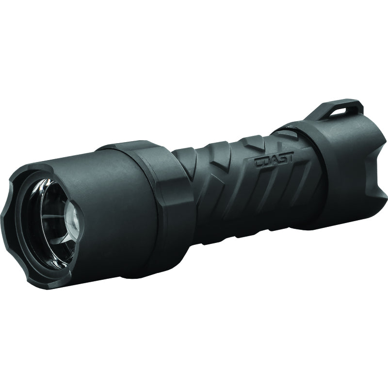 Linterna LED Coast Polysteel 200 320 lm Negra Giratoria Pilas AAA