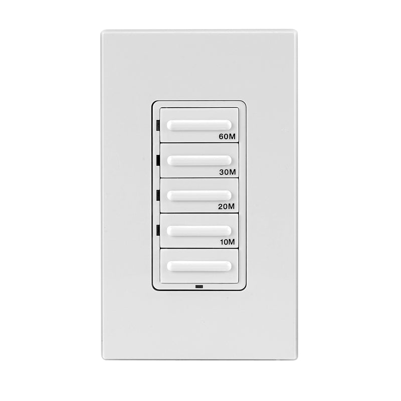 Leviton Decora Indoor Countdown Timer 120 V White
