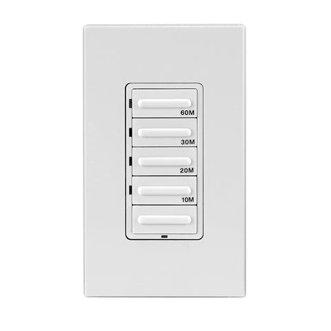 Leviton Decora Indoor Countdown Timer 120 V White