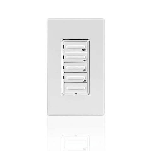 Leviton Decora Indoor Countdown Timer 120 V White