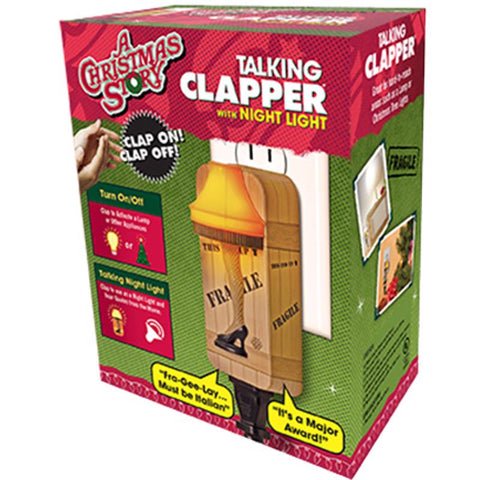 The Clapper A Christmas Story Automatic Plug-in LED Leg Lamp Night Light (Pack of 12)