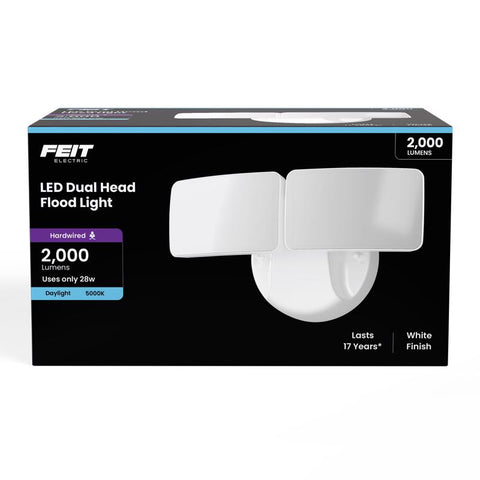 Feit LED Switch Hardwired LED White Security Floodlight
