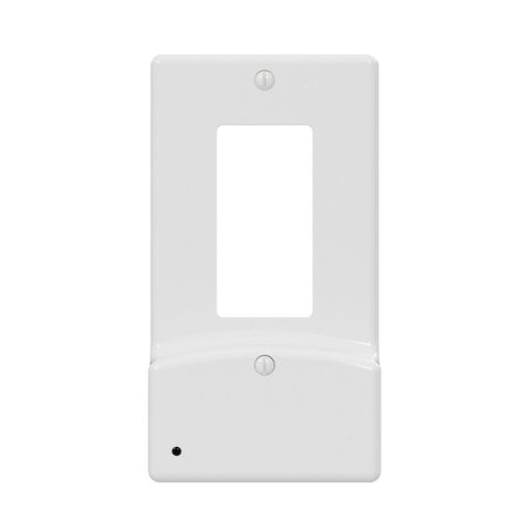 Westek LumiCover White 1 gang Plastic Decorator USB Nightlight Wall Plate 1 pk