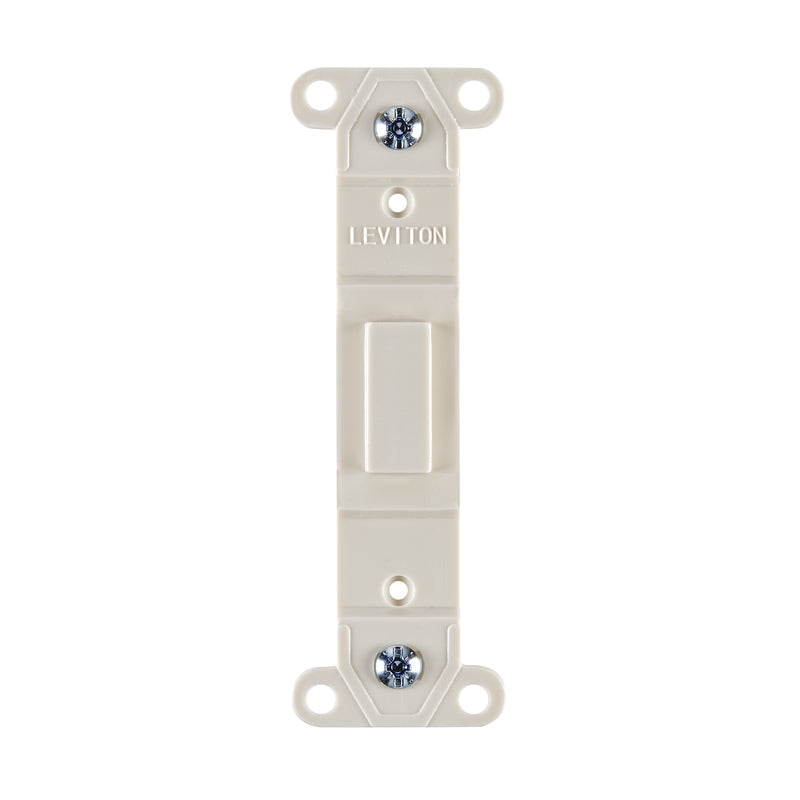 Leviton Light Almond 1 gang Thermoset Plastic Blank Wall Plate 1 pk