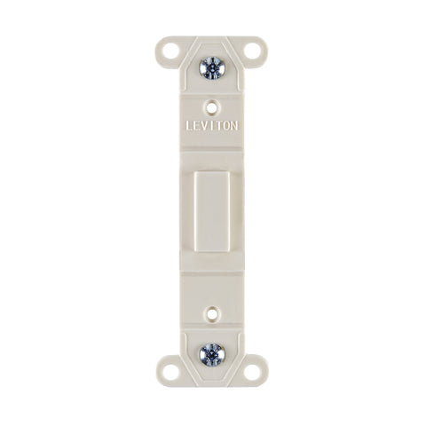 Leviton Light Almond 1 gang Thermoset Plastic Blank Wall Plate 1 pk