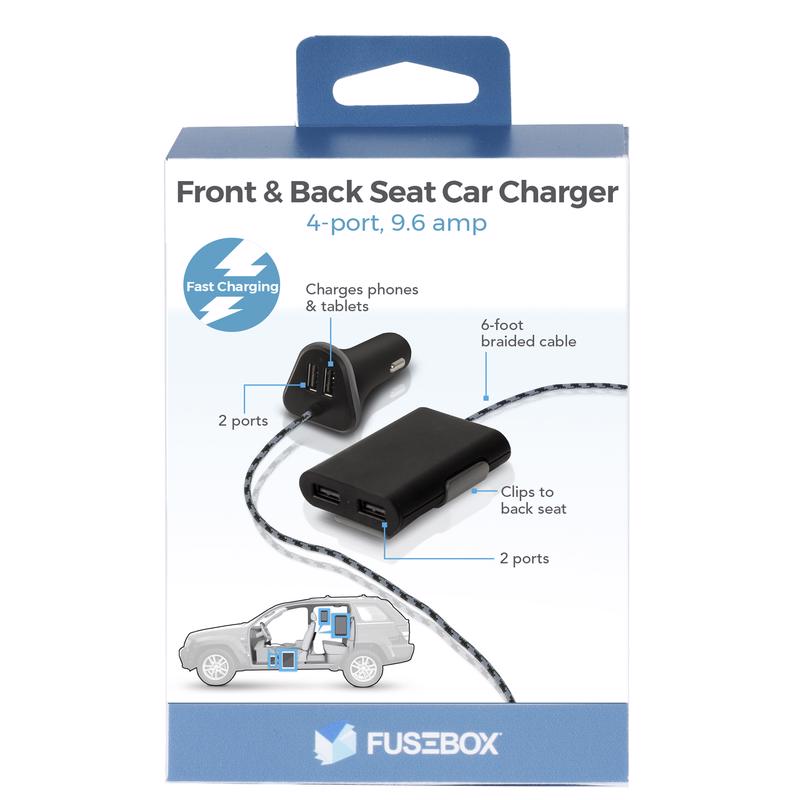 Cargador USB para coche Fusebox, 1 ud.