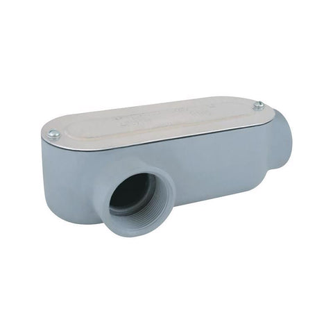 Sigma Engineered Solutions ProConnex Cuerpo de tubería de aluminio fundido de 1 pulg. tipo D para tubería rígida/IMC, 1 ud.