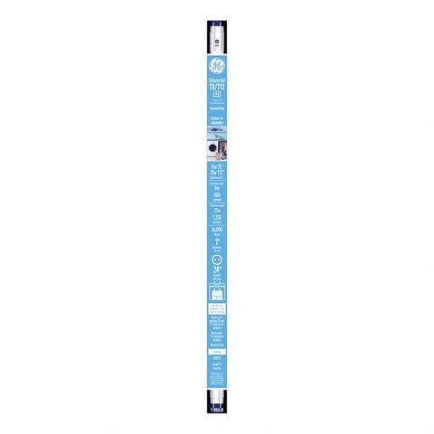 GE T8 G13 (Medium Bi-Pin) LED Bulb Daylight 20 Watt Equivalence 1 pk (Pack of 6)
