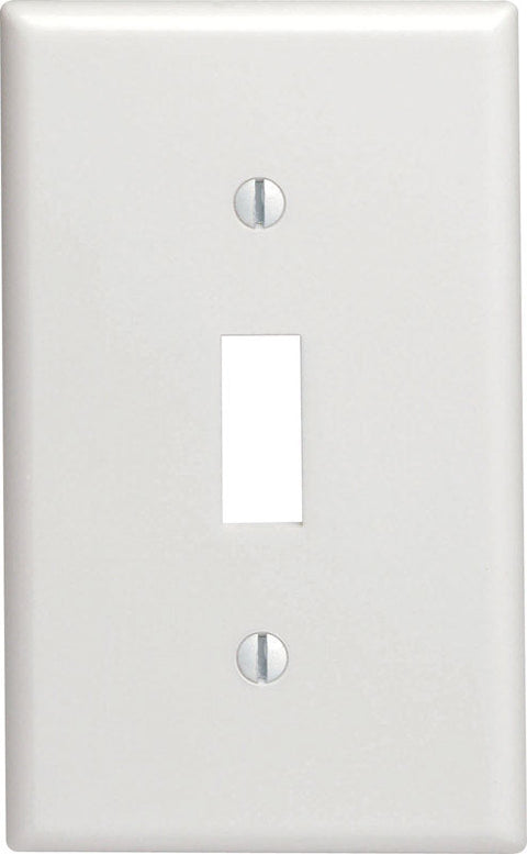 Leviton White 1 gang Nylon Toggle Wall Plate 1 pk (Pack of 20)