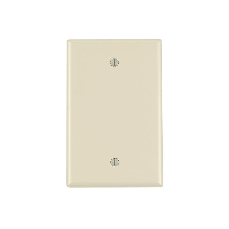 Leviton Ivory 1 gang Nylon Blank Wall Plate 1 pk (Pack of 25)