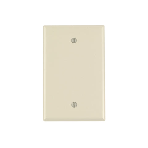 Leviton Ivory 1 gang Nylon Blank Wall Plate 1 pk (Pack of 25)