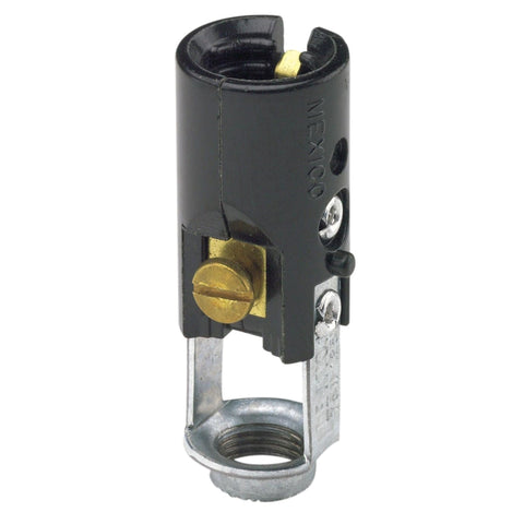 Leviton Phenolic Incandescent Candelabra Base Keyless Lampholder 1 pk